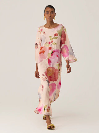 Californian Poppies Kaftan Dress