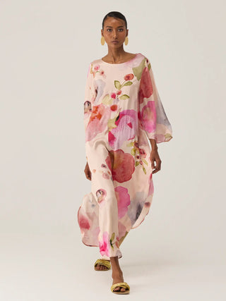 Californian Poppies Kaftan Dress