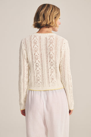 Button-Front Knit Cardigan