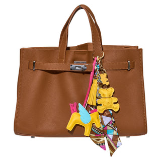Horse Bag Charm with Scarf
