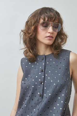 Studded Mini Dress