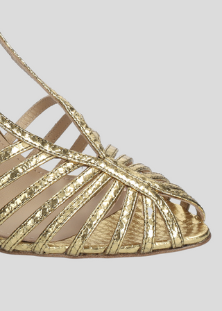 Lola Cruz Diana Heel  Gold 37